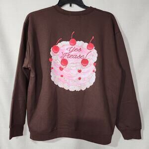 Cake ''Yes Please'' sweatshirt women's XL